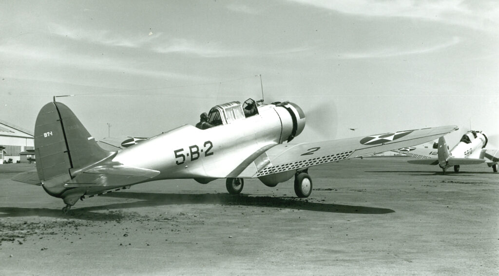 Northrop BT-1 at Oakland March1940