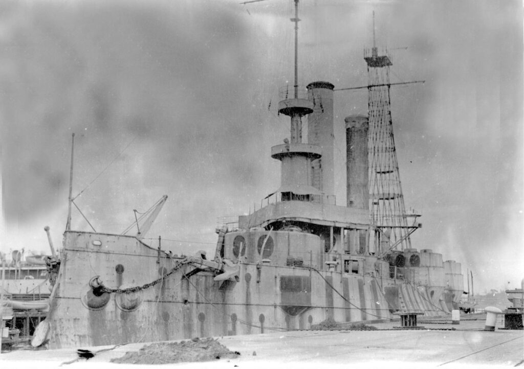 On 30 April 1919, Iowa (BB-4) was renamed Coast Battleship No. 4, and was the first radio controlled target ship to be used in a fleet exercise.