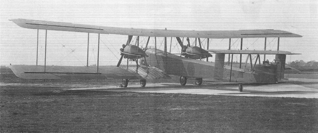 Vickers Virginia Mk.X J7130, used for Bristol Pegasus engine testing, probably in connection with the Vickers Valentia.