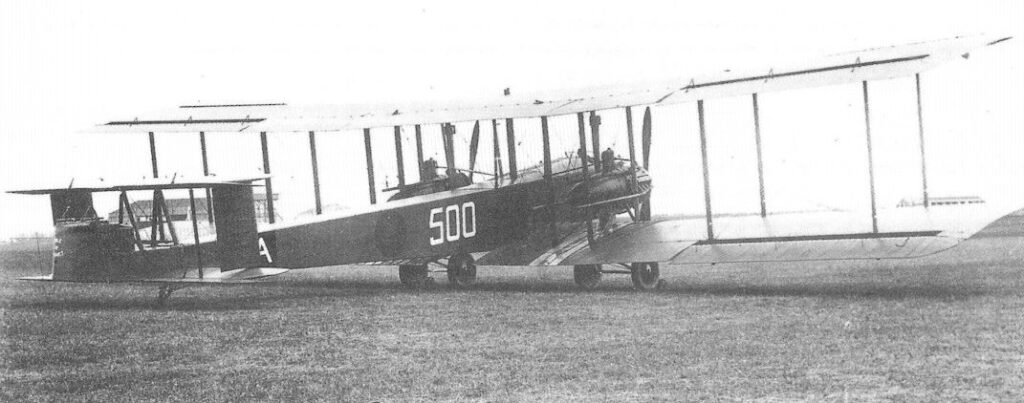 Vickers Virginia Mk.X ‘Isle of Thanet’ of 500 (Kent) Squadron at Mauston.