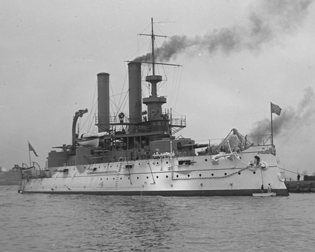 USS Iowa (BB-4), Brooklyn Navy Yard, New York City