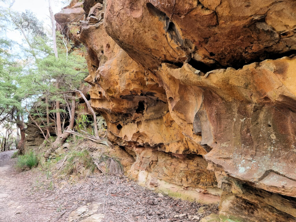 Eroded Rocks on the Walk