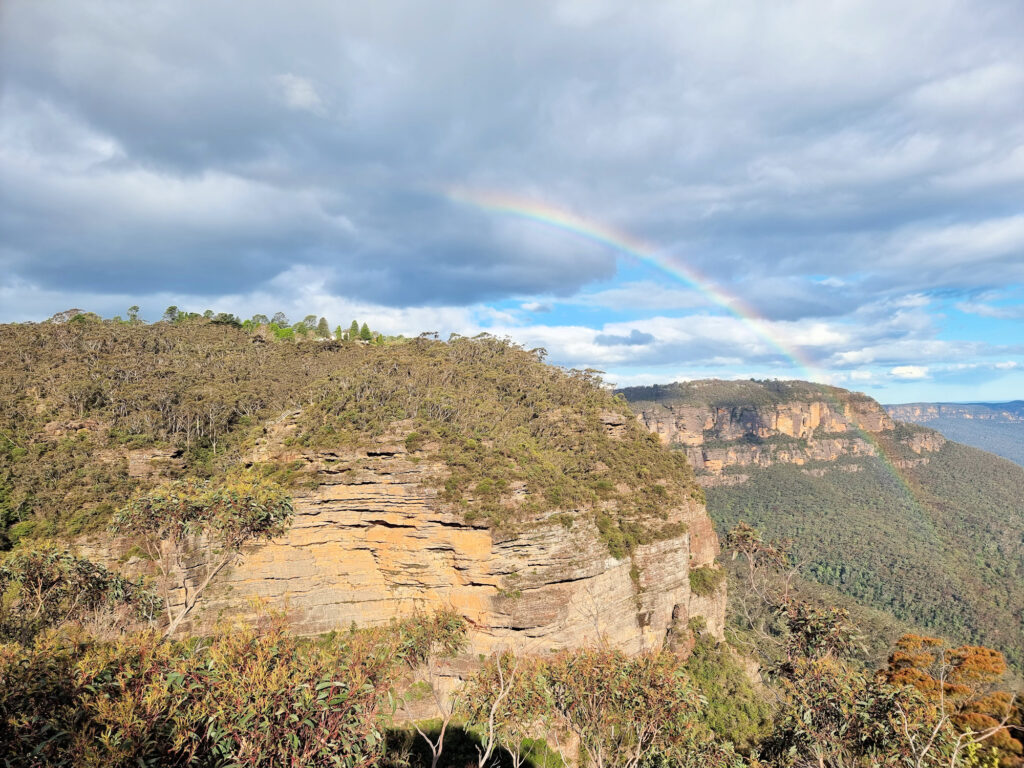 Rainbow Over the Escarpment