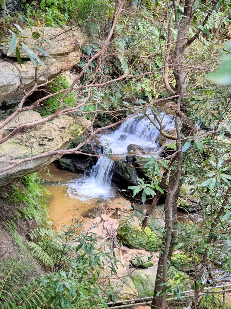 Small Section of the Leura Cascades Prince Henry Cliff Walk