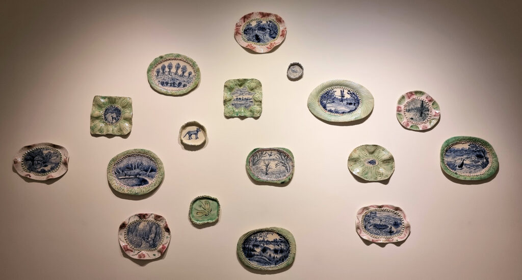 Ceramic Plates by Adrienne Richards