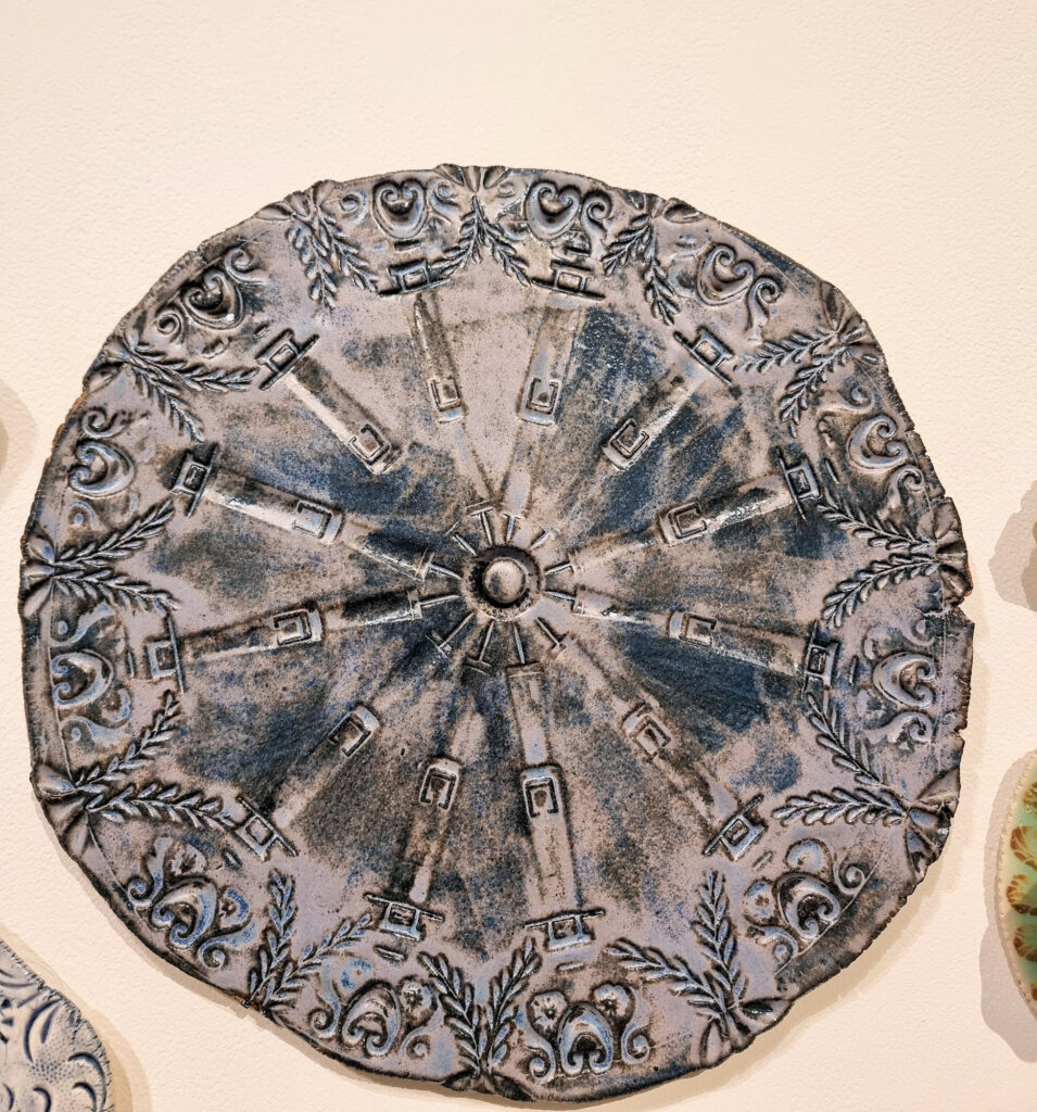 Ceramic Plate by Adrienne Richards Katoomba Cultural Centre