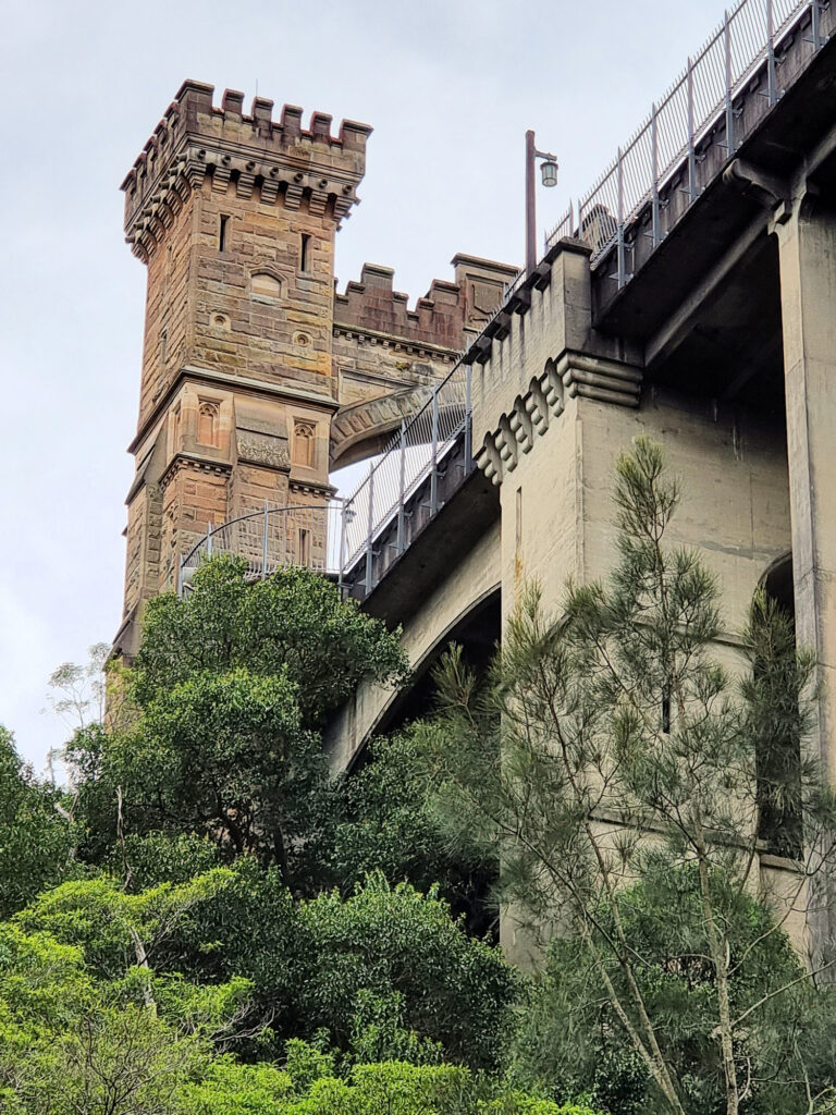 The Bridge from below