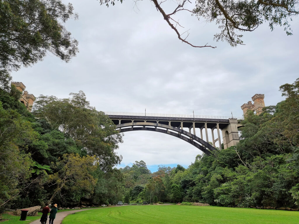 From The Cricket Fields Looking up at the Bridge