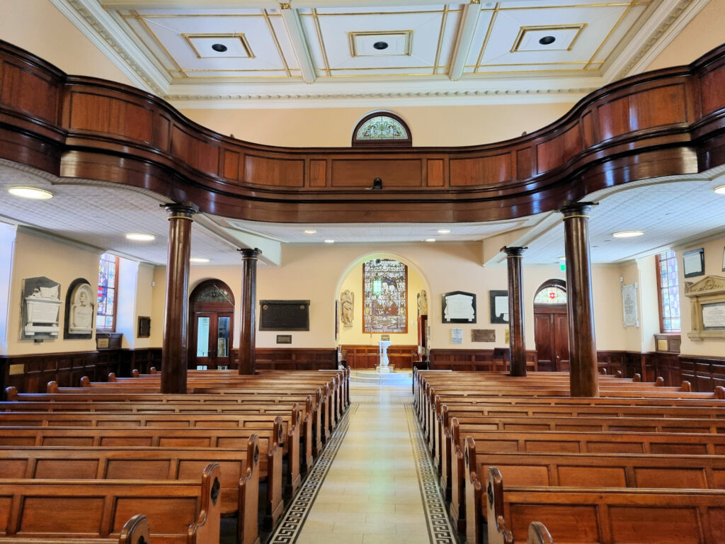 Central Aisle looking back