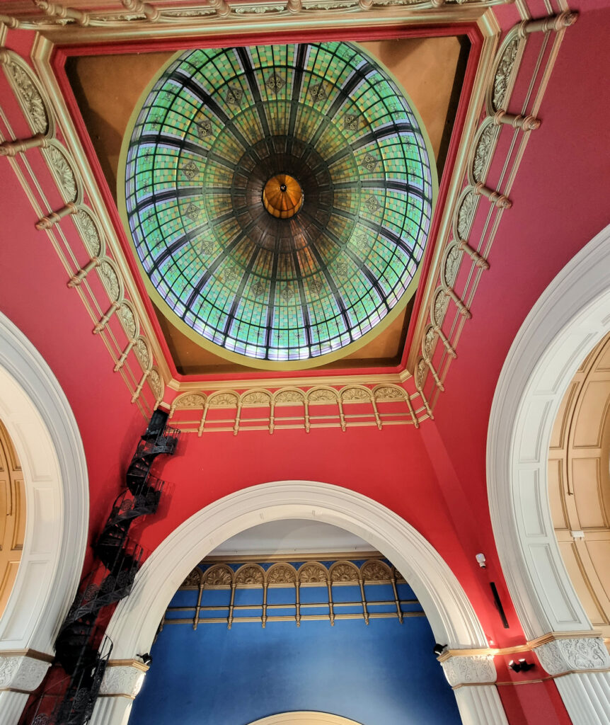 The dome from inside the building