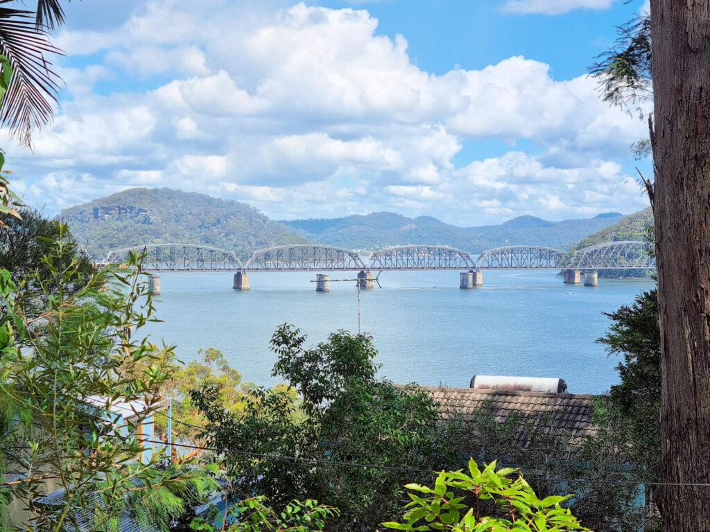 Hawkesbury River Railway Bridge Brooklyn Ferry to Dangar Island