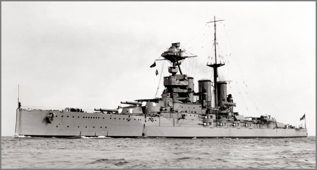 HMS Tiger 8 April 1917