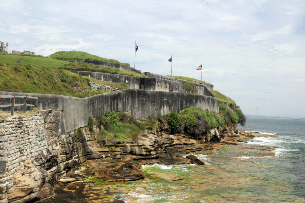 The external walls of the fortified island