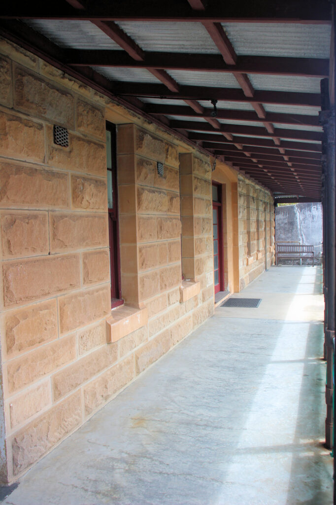 Verandah of the Barracks