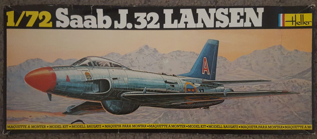 Saab J32 Lansen Heller Box Art