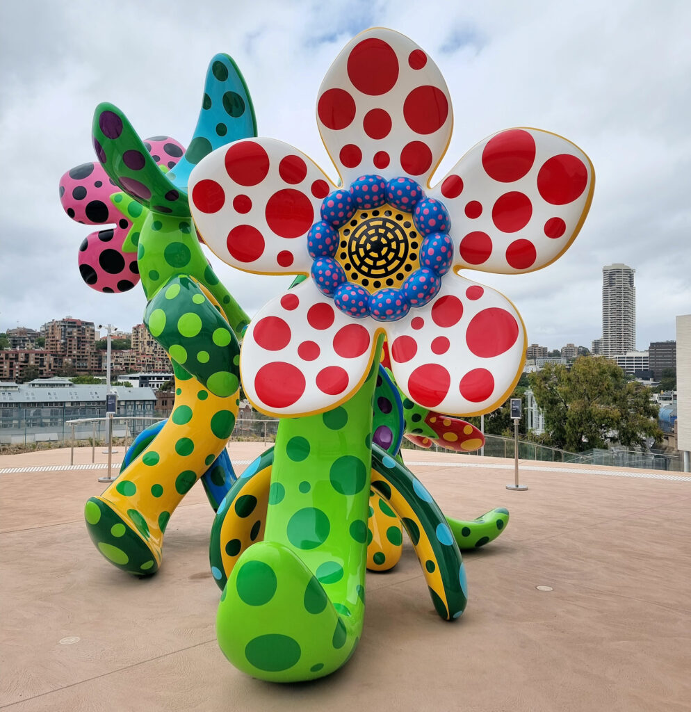 Flowers that Bloom in the Cosmos by Yayoi Kusama