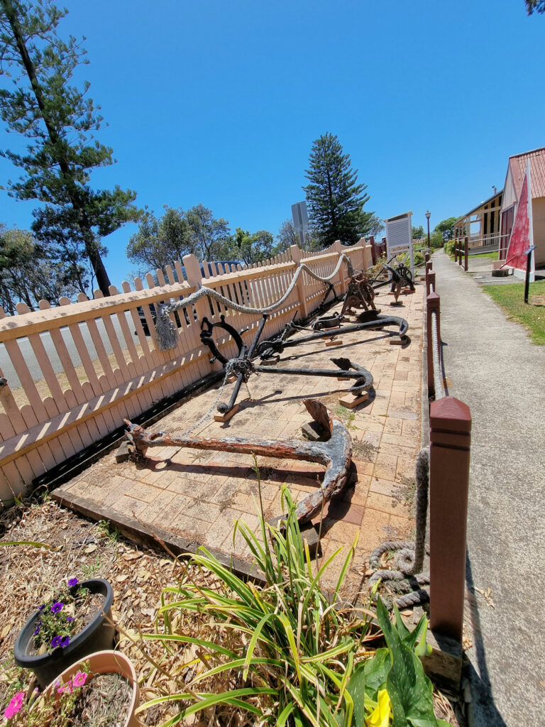 Anchor display Mid-North Coast Maritime Museum