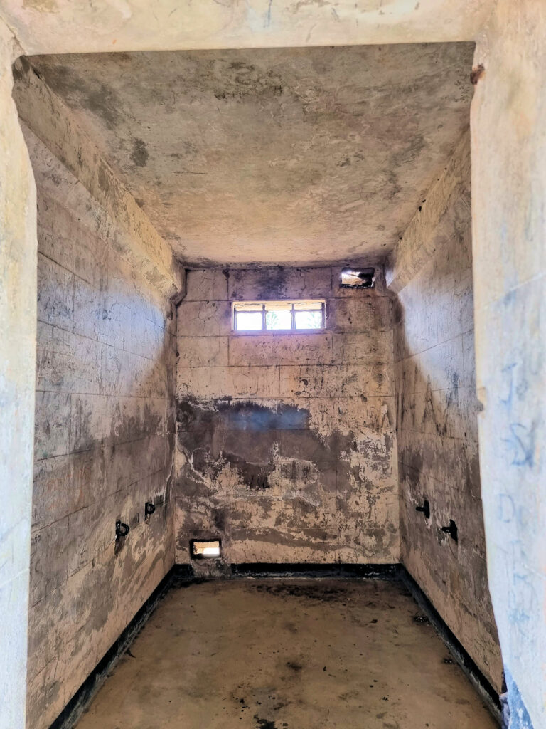 One of the gaol cells Trial Bay Gaol