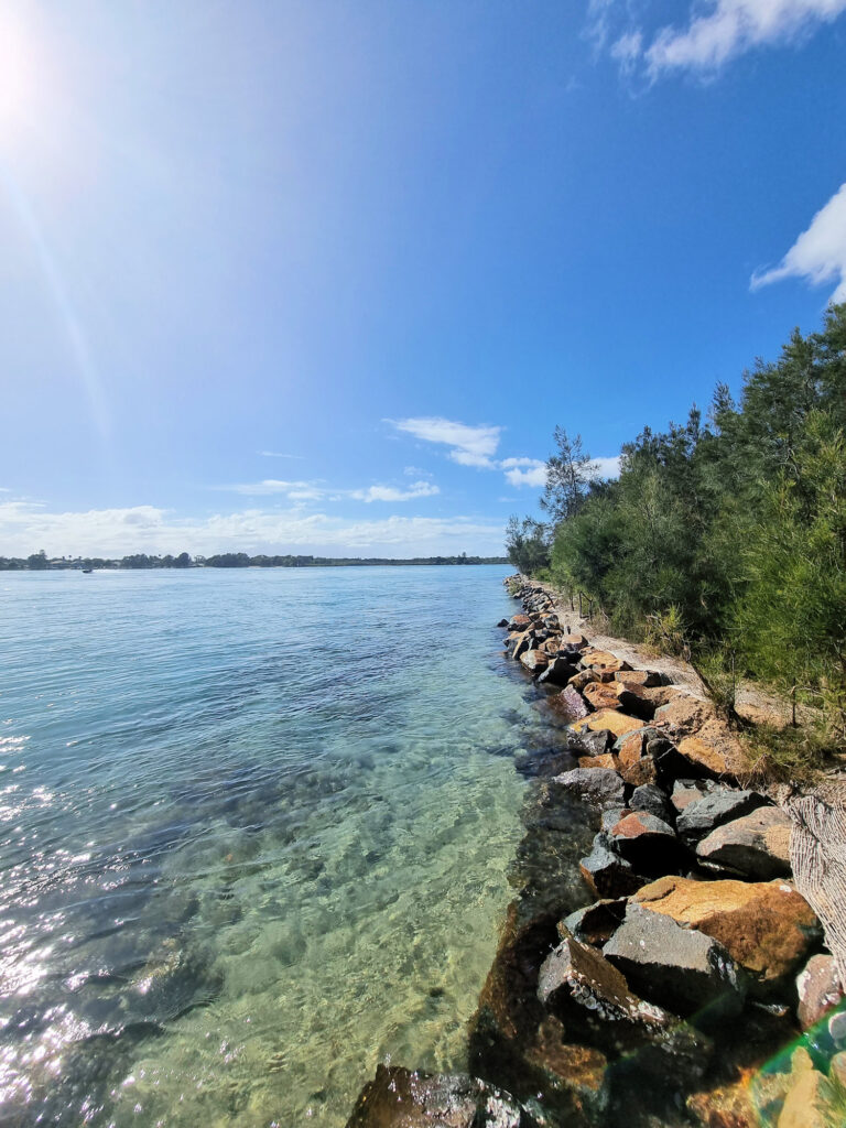 Shore of Lake Macquarie