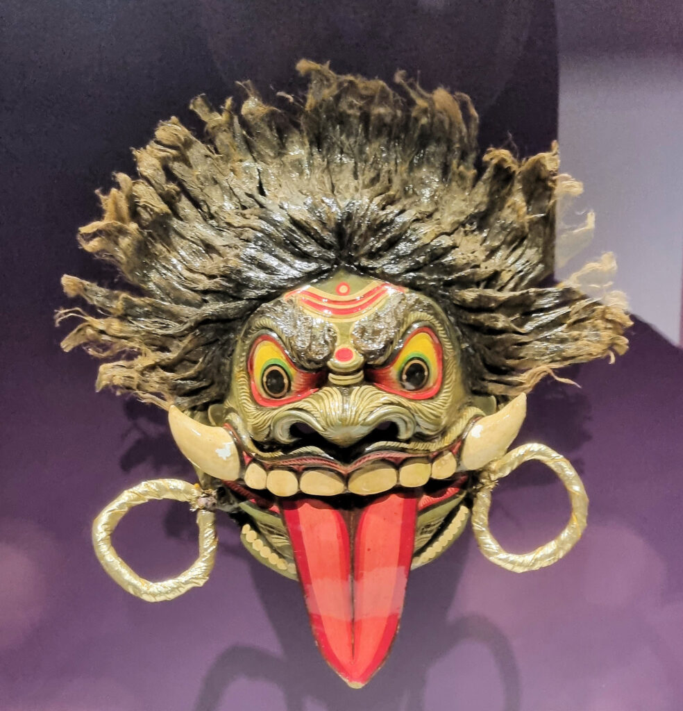 Taraka dance mask from the Indian workshop of Sri Kajal