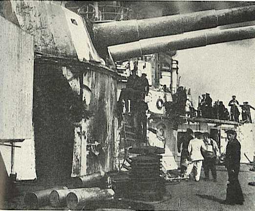 SMS Seydlitz after the Battle of Jutland