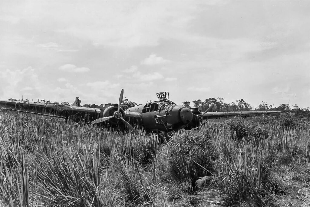 Mitsubishi G3M Nell bomber New Britain January 1944