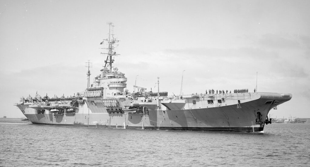 HMS Glory (R62) in 1946