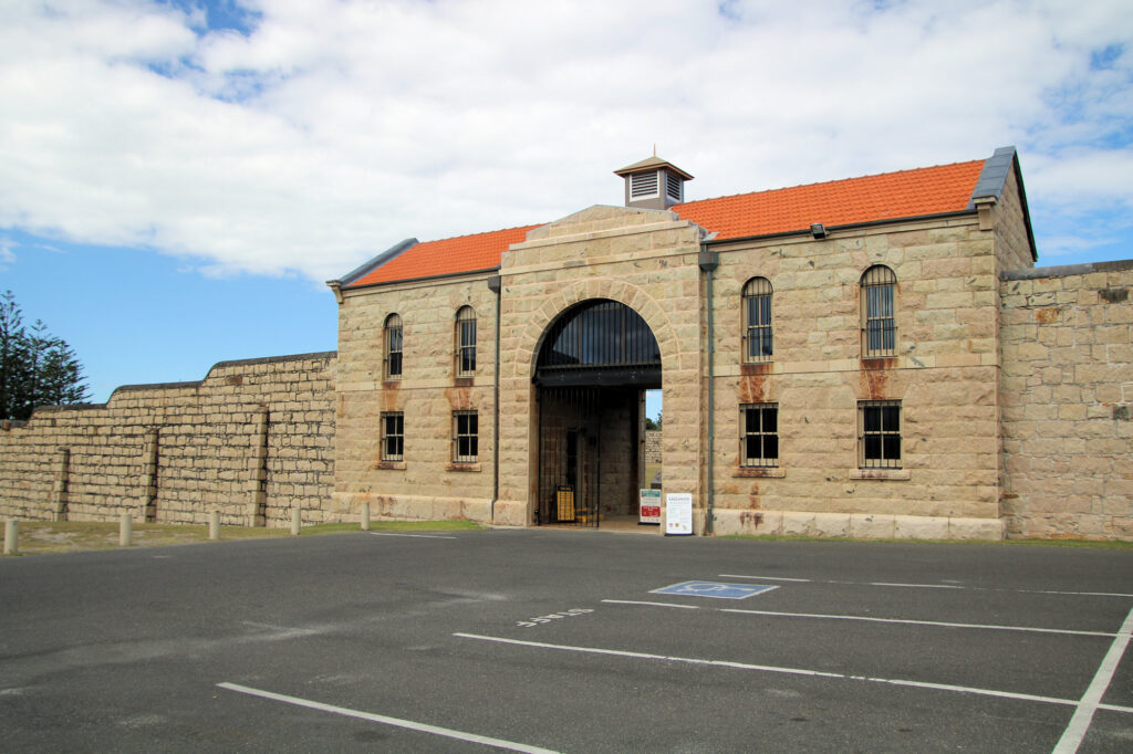 Entrance to the Gaol Trial Bay Gaol