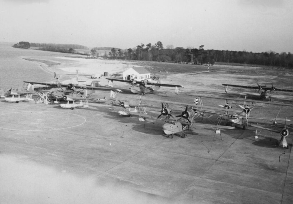 Vought OS2U Kingfishers Consolidated PBY Catalinas and Hall PH-2 March 1942