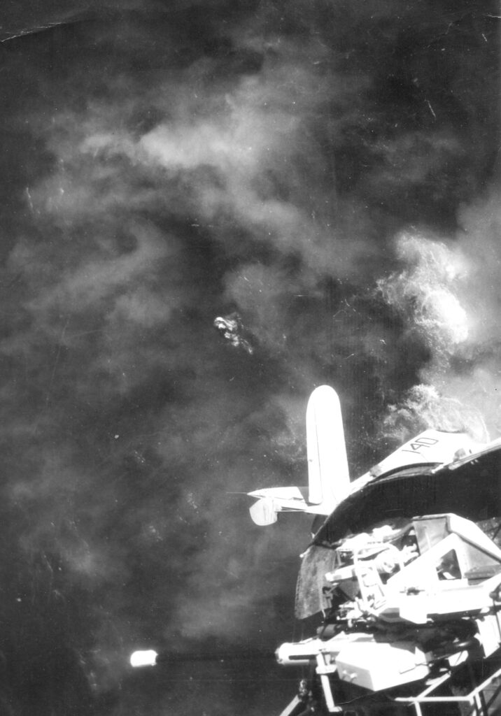 Hawker Sea Fury crash on HMS Ocean