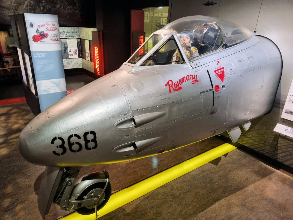 Gloster Meteor F.8 fighter of 77 Squadron RAAF