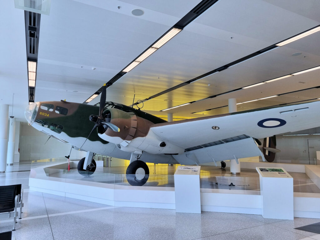 Lockheed Hudson Mk.IV A16-105 in RAAF markings at Canberra Airport