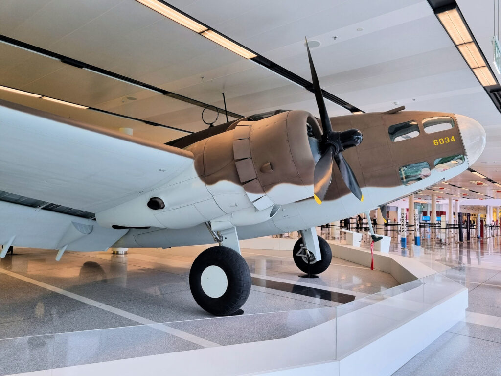 Lockheed Hudson Mk.IV A16-105 in RAAF markings at Canberra Airport