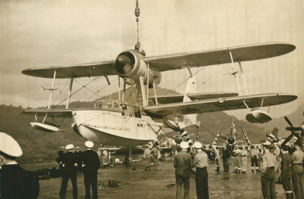 Supermarine Sea Otter on HMS Theseus