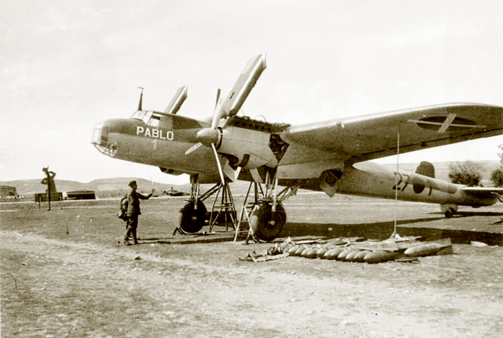 Dornier Do 17E-1 Aviacion Nacional or Fuerza Aerea Nacional 27x1 named Pablo 1 Spain 1938