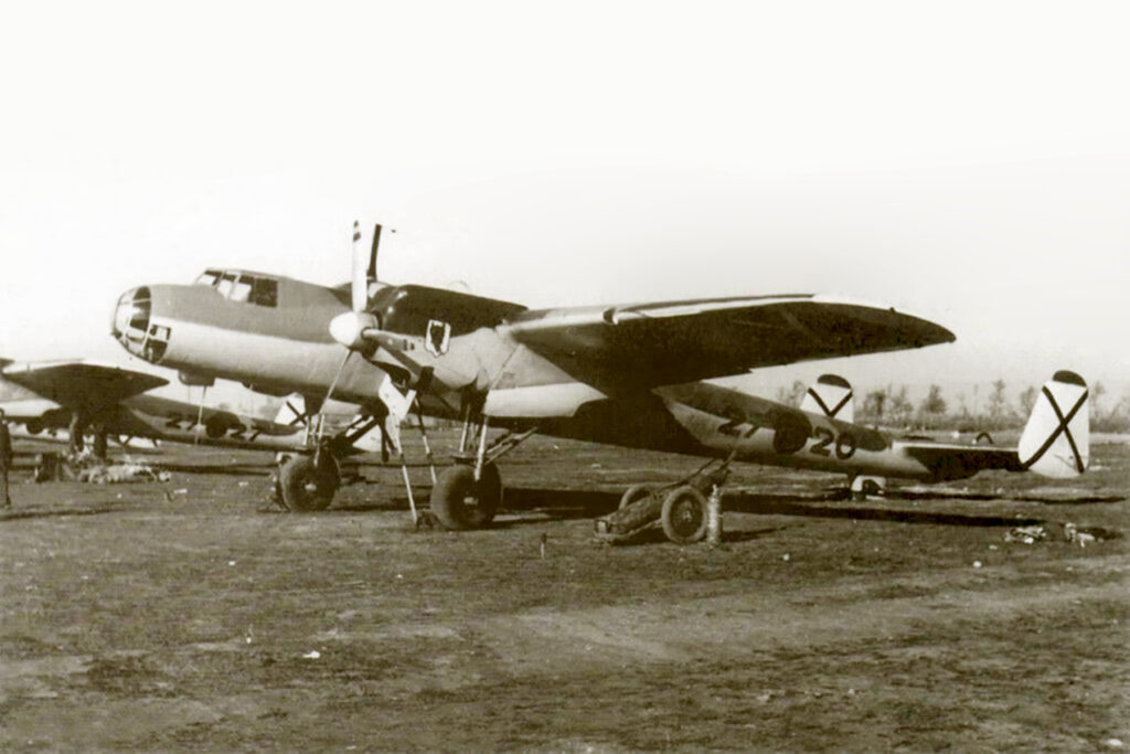 Dornier Do 17E-1 of the Condor Legion Aufkl 88 27x20 and 27x27 foreground Spain 1938