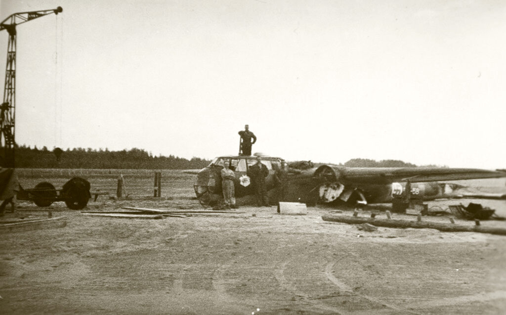 Crashed Finnish Dornier Do 17Z-3 DN-58