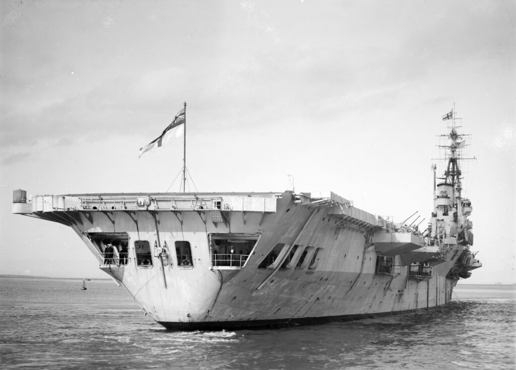 HMS Theseus, Melbourne 1947