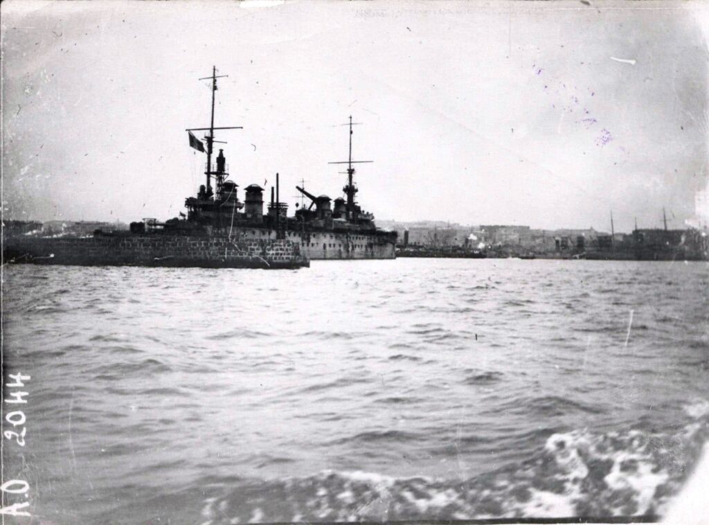 French Battleship Jean Bart (1911) in Odessa