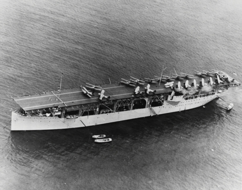 USS Langley CV-1 in the 1922