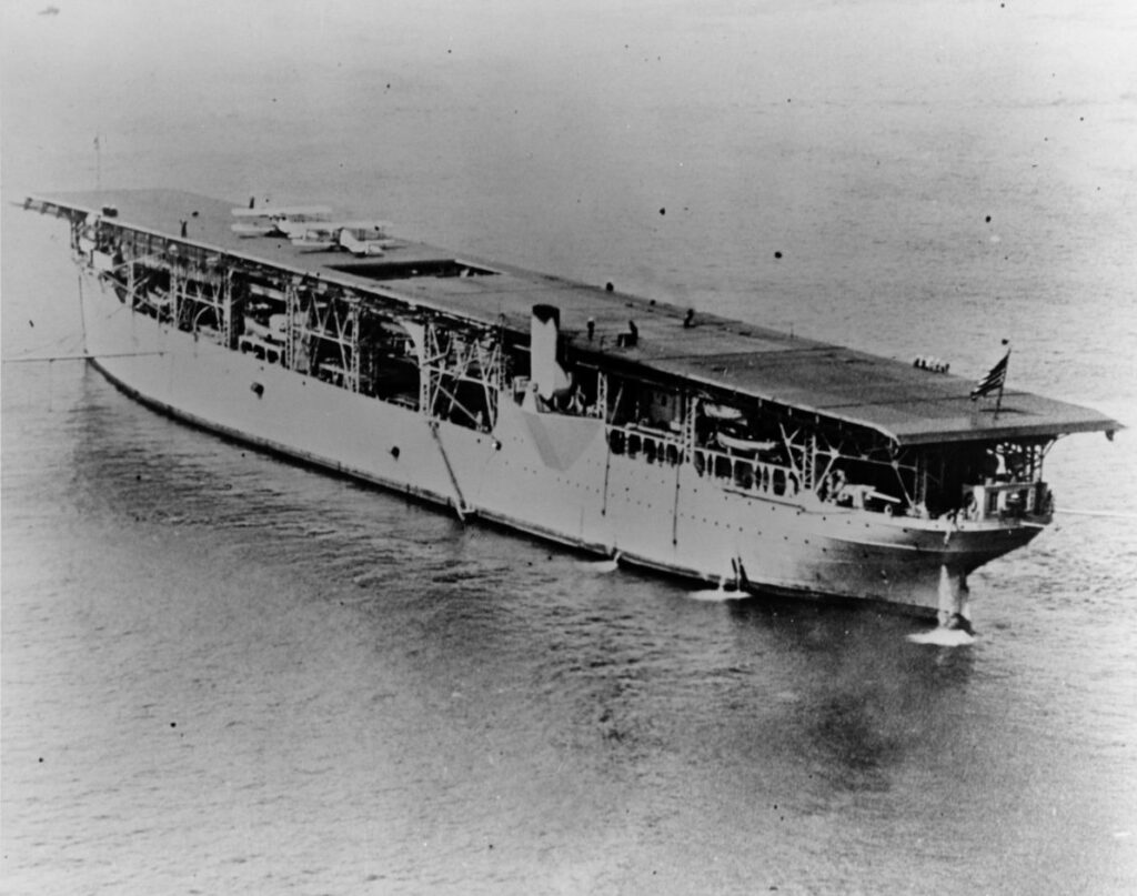 USS Langley CV-1 in the 1922-24