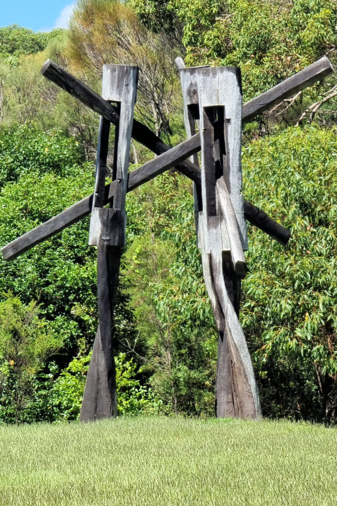 Wooden Sculpture Headland Park Walking Track