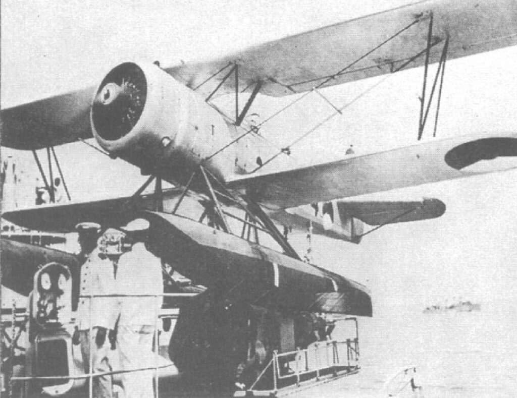 HNLMS De Ruyter's Fokker C-11W floatplane