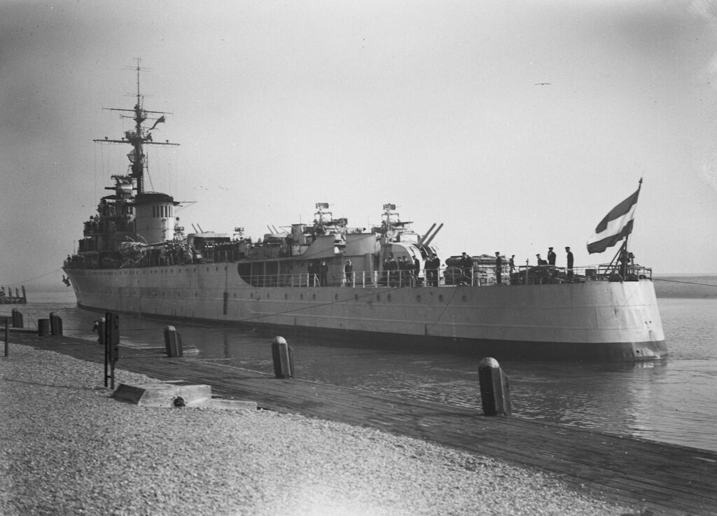 HNLMS Jacob van Heemskerck 13 October 1949