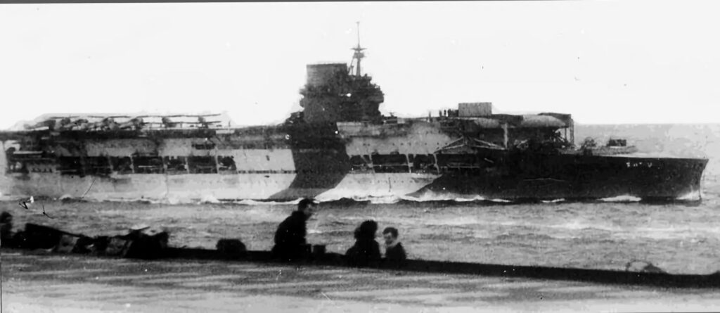 HMS Glorious off Norway