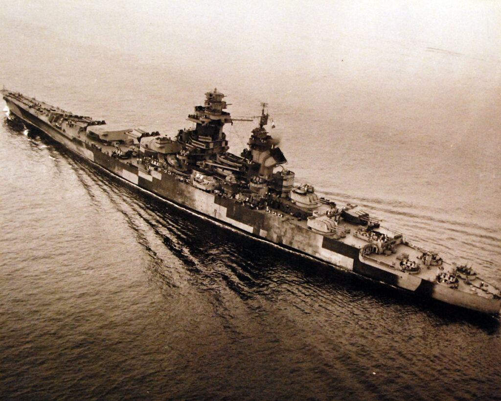 Richelieu off New York Harbor, New York, August 26, 1943