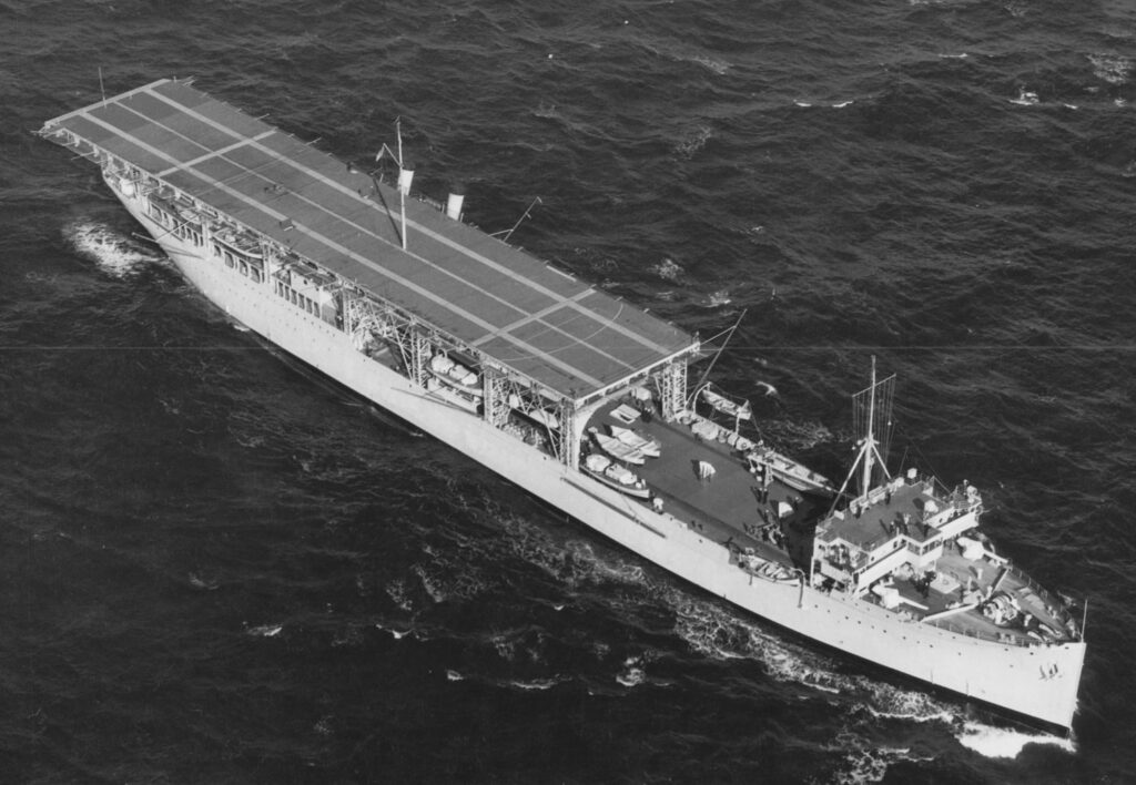 USS Langley AV-3 underway, 26 February 1937