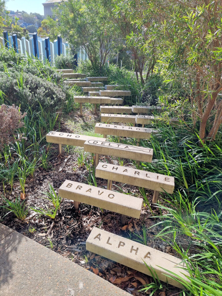 Phonetic alphabet stepping stones Sub Base Platypus