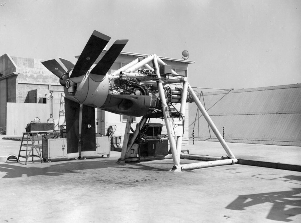 Allison XT40-A2 engine of the Douglas XA2D Skyshark