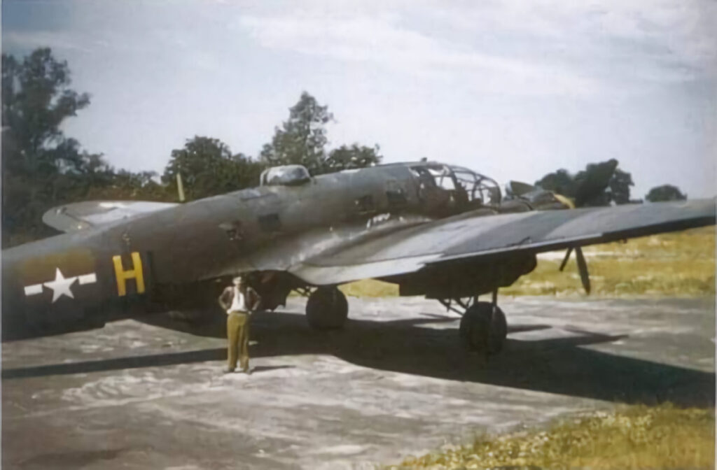 Heinkel He 111 H-20 in USAAF markings